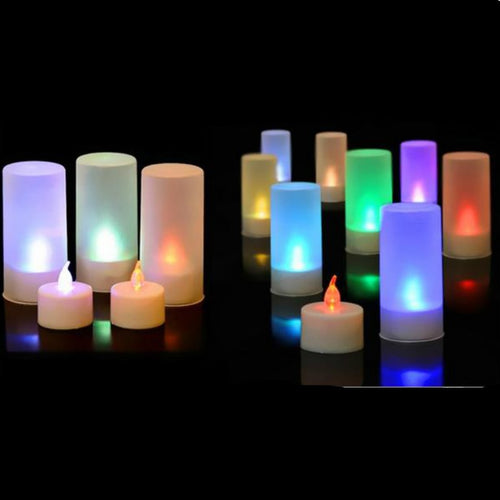 Colorful Candle Lights Led Nightlight